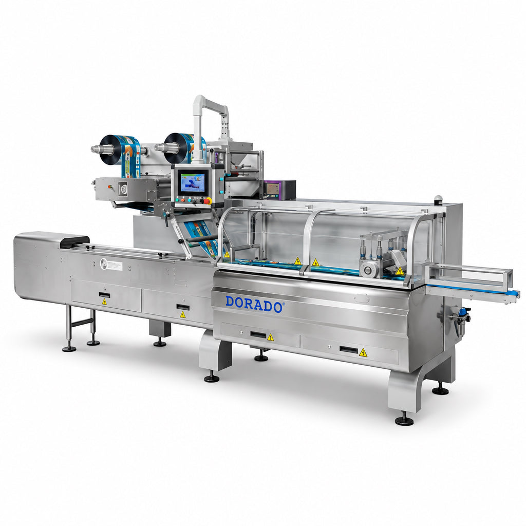 Máquina de Embalagem Automática Flow-Pack Dorado