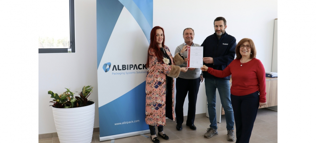 ALBIPACK DISTINGUIDA COM A CERTIFICAÇÃO DE QUALIDADE ISO 9001:2015